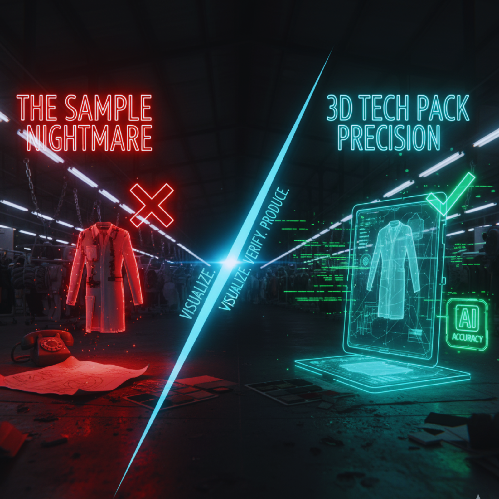 Tech Pack Design (AI + 3D Visualization)